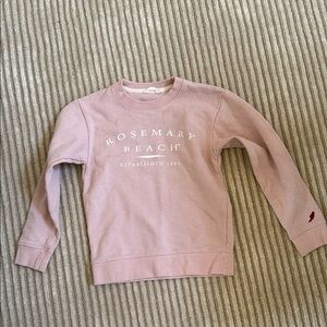 Pink Rosemary Beach Sweatshirt size 6/7